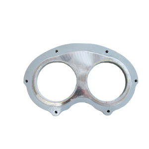 Placa de desgaste de óculos Zoomlion Sany peças de bomba de concreto usam placa de desgaste de óculos e anel de corte